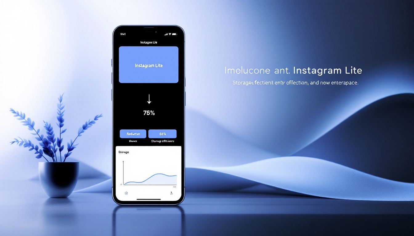 Benefits of using Instagram Lite, focusing on storage efficiency.